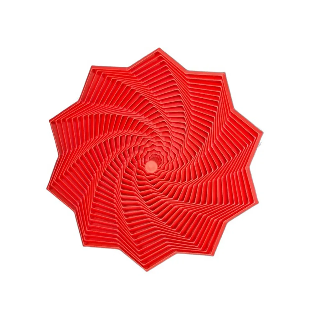 Expanded Sensory Fidget Star 3D Printed Whirling Spiral Fidget Toy Stress Relief with Handles Desktop Decompression Toys
