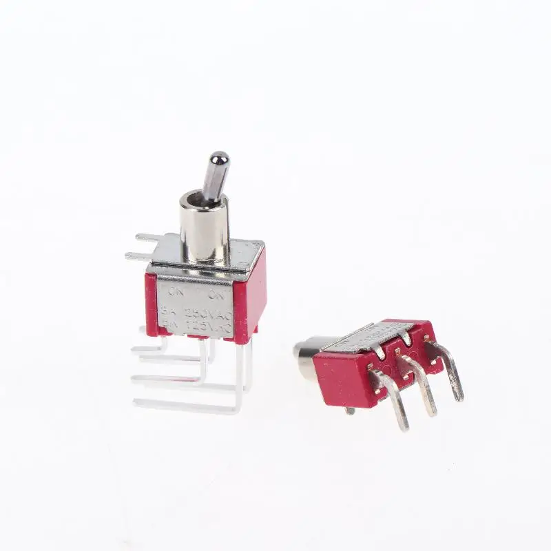 1PCS Salecome T80 T Toggle Switch T8019 8021 8301L Vertical Right Angle PC Thru hole Terminal 3A Rated