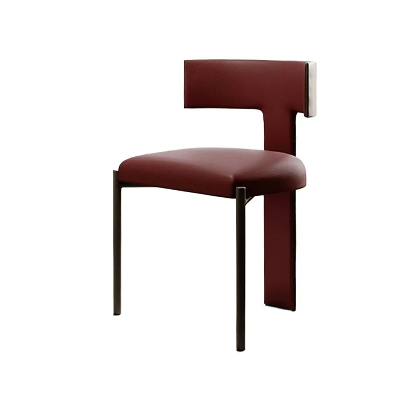 

Minimalist Design Comfortable Dining Chairs Home Reading Chairs Makeup Stools Antique Style Retro Backrest Chairs