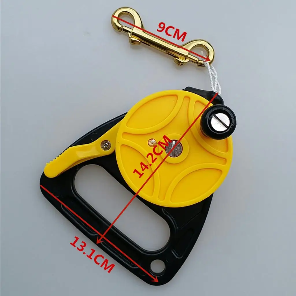 Multi Purpose SMB Dive Reel Kayak Anchor , 272ft Line, , End Bolt Snap for Scuba Diving