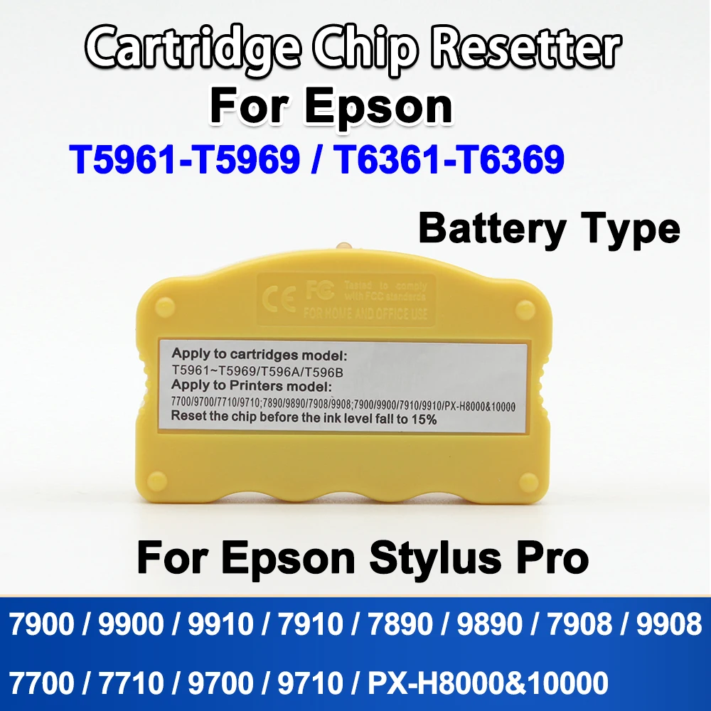 

T5961-T5969 T6361-T6369 Cartridge Chip Resetter For Epson Stylus Pro 7900 9900 9910 7910 7890 9890 7908 9908 7700 7710 9700 9710