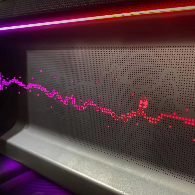 Headlamp Passenger Side Trim 64 Colour Light Emitting Diode Light Star Panel Ambient Dashboard Light