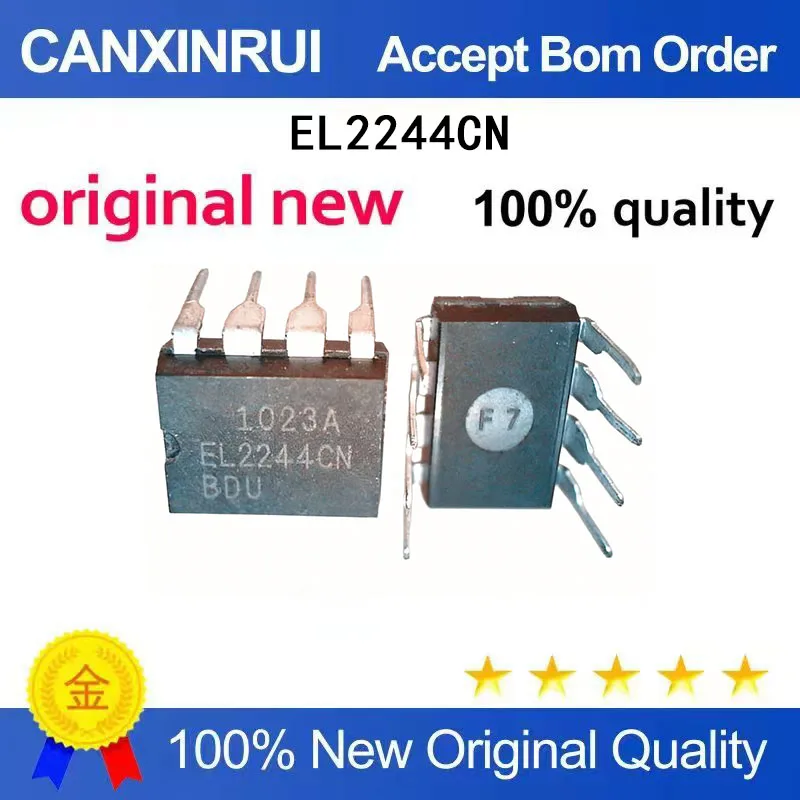 

(5-100 Pieces) EL2244CN new audio dual op amp amplifier with DIP-8 direct insertion