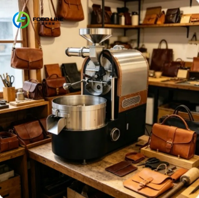 Commercial Coffee Bean Roaster Machine, Viewing Window and Timer Dial, Coffee Roasting Equipment for  Coffee Bean Roasting