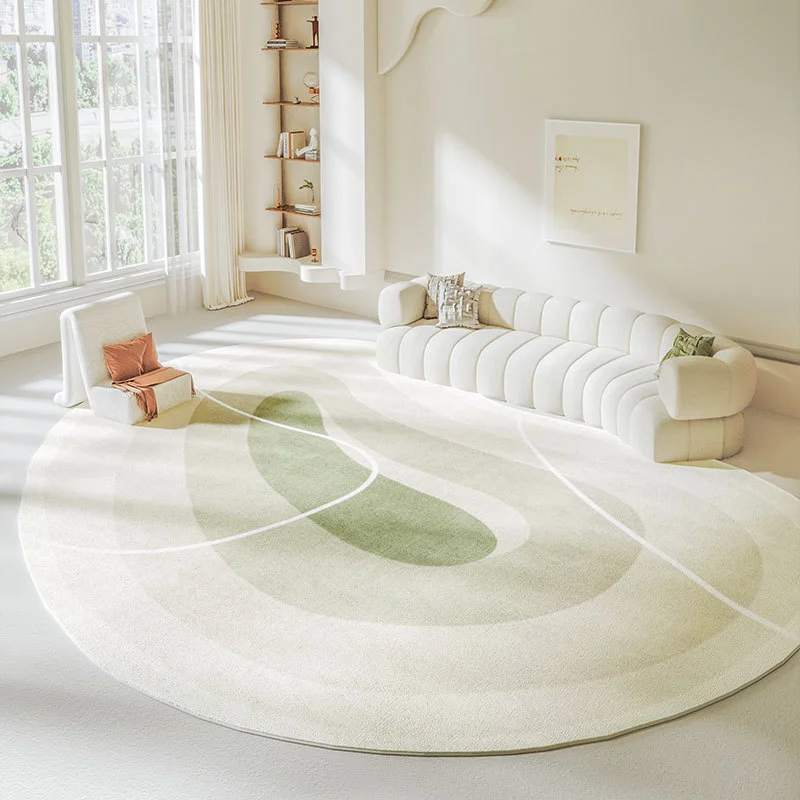 ATUNUS Nordic Wool Carpets and Rugs For Living Room Reversible And Washable Machine Made With Logo Model Shaped Design