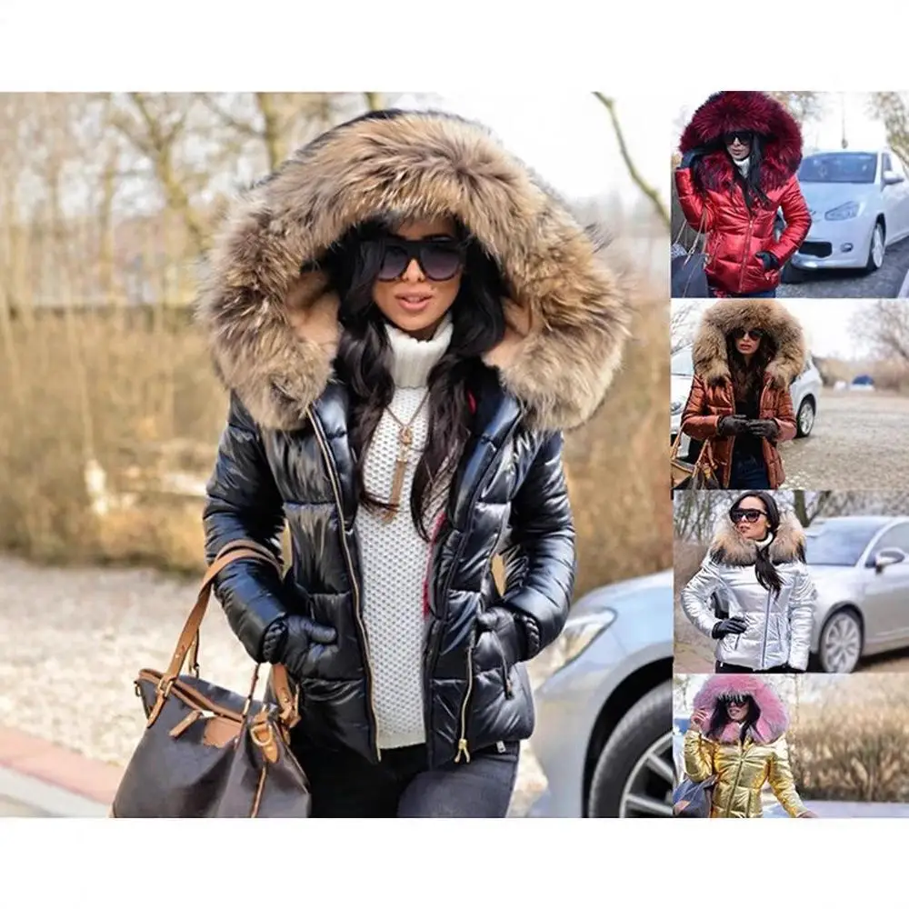 

Women's ort Cotton Jaet down Filled Long Sve Regular Fit Winter Coat Casual Streetwear No Brand Registered Trademark