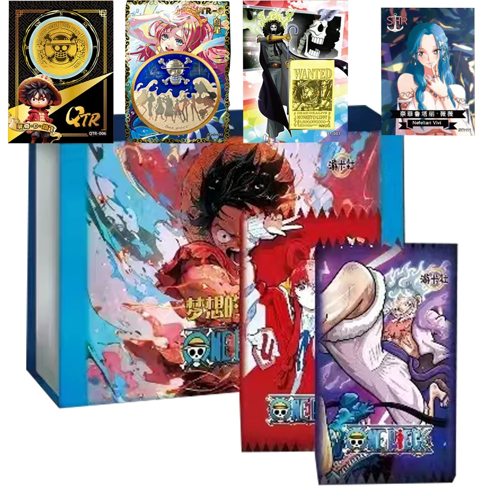 

One Piece Collection Card Dream Sets Sail Series Cute Fantasy Adventure Japanese Anime Character Cards Decorative Toys Fun Gifts