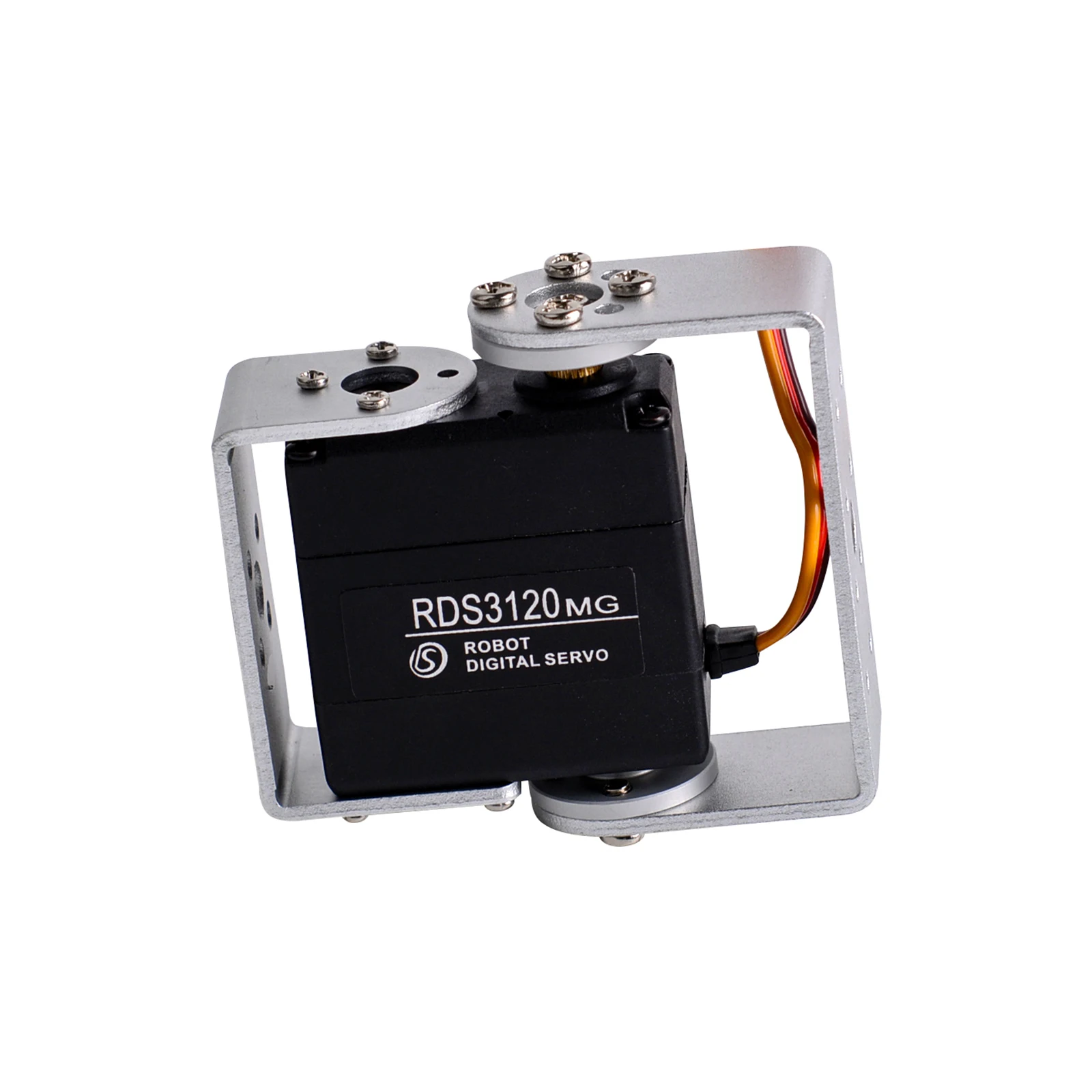 Servomoteur numérique à engrenages en métal résistant avec montage en U, pièces de bricolage pour modèle de camion de voiture robotique, RDS3120, 6V, 180/270, 20kg.cm