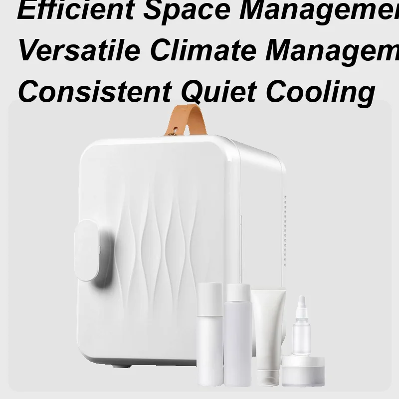 

Portable Fridge 6L Bedroom Refrigerator Small Fridge Thermoelectric Portable Low Noise Cooler Warmer For Car Home Makeup Skin