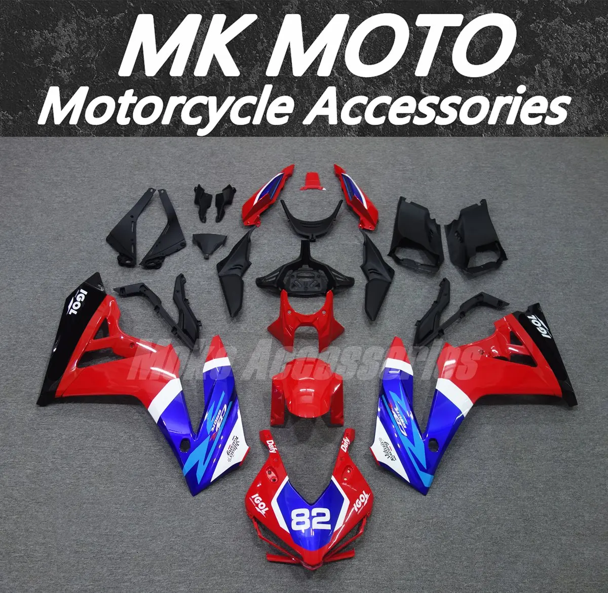 

Fairings Kit Fit For CBR650R 2023-2024 Bodywork Set High Quality ABS Injection Red Blue
