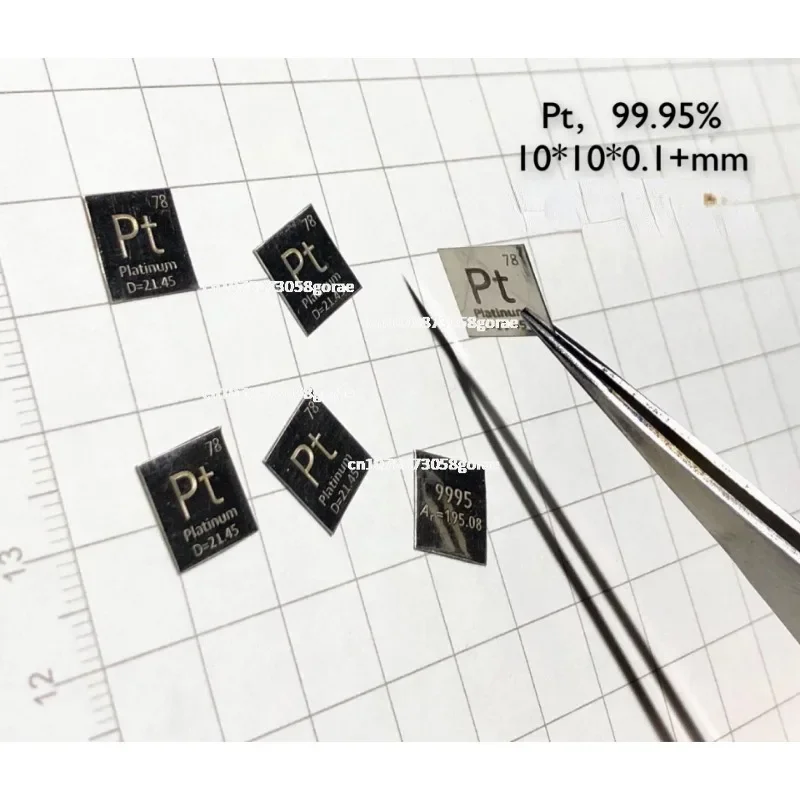 Custom [Precious Metals Periodic Table Series] Platinum Sheet Period Phenotype Platinum sheet pure platinum sheet Pt9995