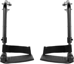 Wheelchair Elevating Legrests ，Composite Footplates Non-Padded Calf Supports,for Standard Wheelchairs,1 Pair