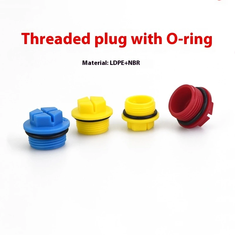 Plastic Thread External Thread Seal Plug Hydraulic Pump Valve Oil Plug Internal Thread Protection Plug Oil Plug Cover Oil Plug