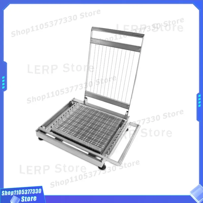 Square Cake Slicer Pie Cutter Double Sided Marking Tool for Cheesecake Divider Baking Kitchen Gadget Stainless Steel Blade