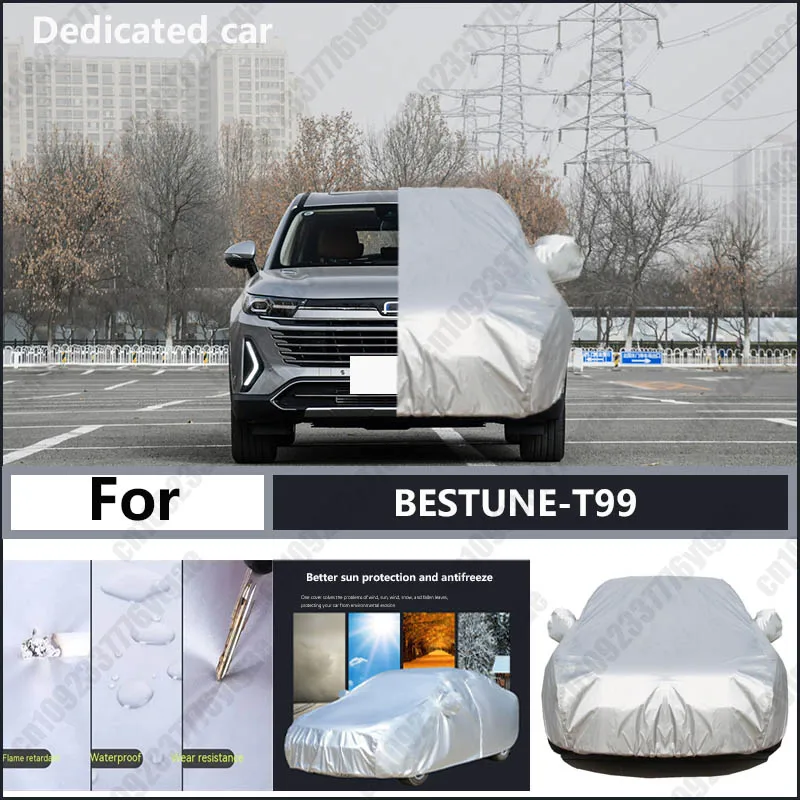 

For BESTUNE-T99 Oxford cloth car cover for sun protection, rain resistance, and all season special car dust cover