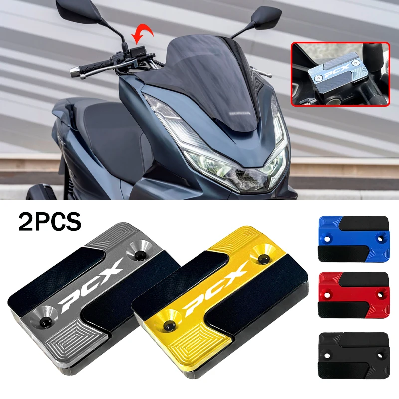 

FOR HONDA PCX160 PCX150 PCX125 PCX 160 PCX 150 125 pcx Motorcycle CNC Front Brake Fluid Reservoir Cover Cylinder Oil Tank Cap