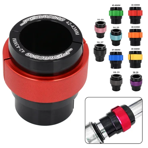 Herramienta Universal para conductor de sello de aceite de horquilla delantera CNC, 28-50MM, llave de sello de aceite de aluminio para Pit Dirt Bike