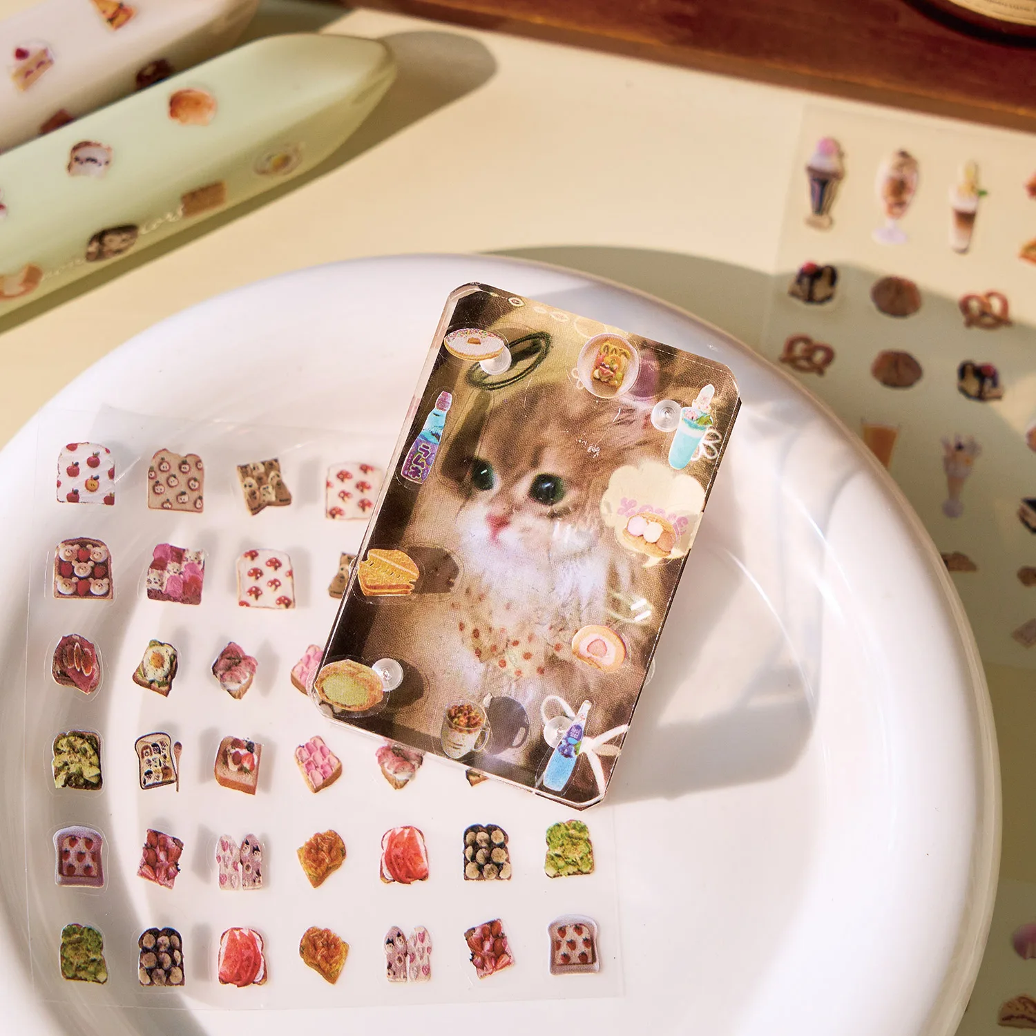 Mini Sticker Book Waterproof Cute Handbook Decoration Mobile Phone Case Photo Album Material DIY Sticker Book