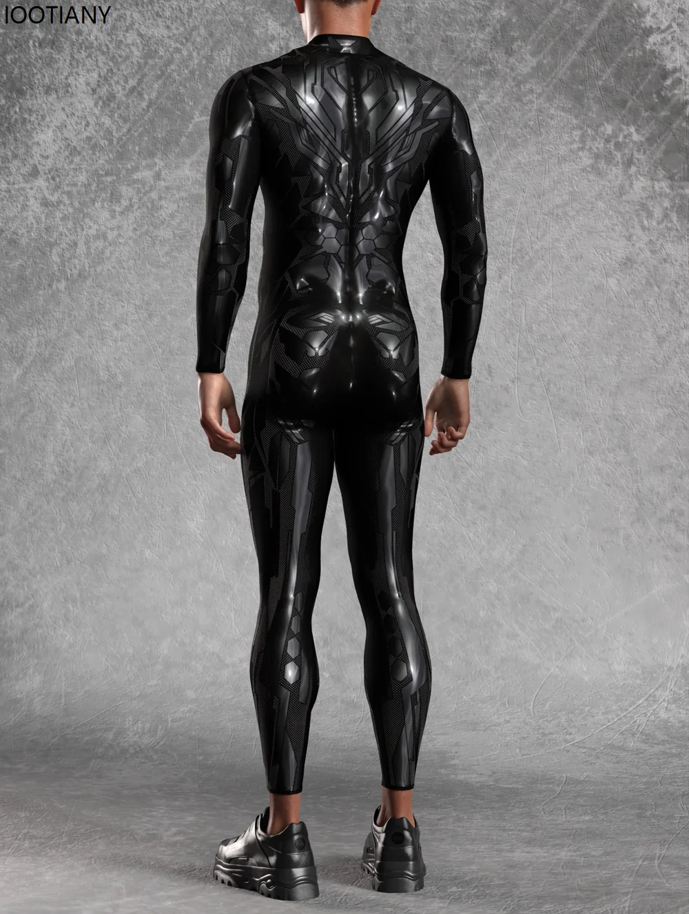 Men\'s Cyber ​​mechanical Armor Bodysuit Punk Cosplay Bodysuit Steampunk Costume Halloween Party Show Festival Performance Set