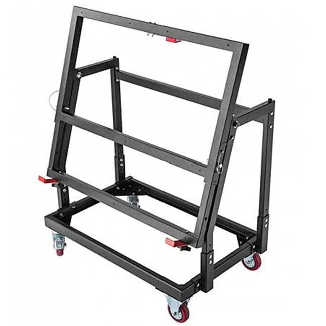 26508 Panel Cart And Shop Stand Portable Folding Bench Vertical Folding Panel Platform Handler Cart Panel Cart