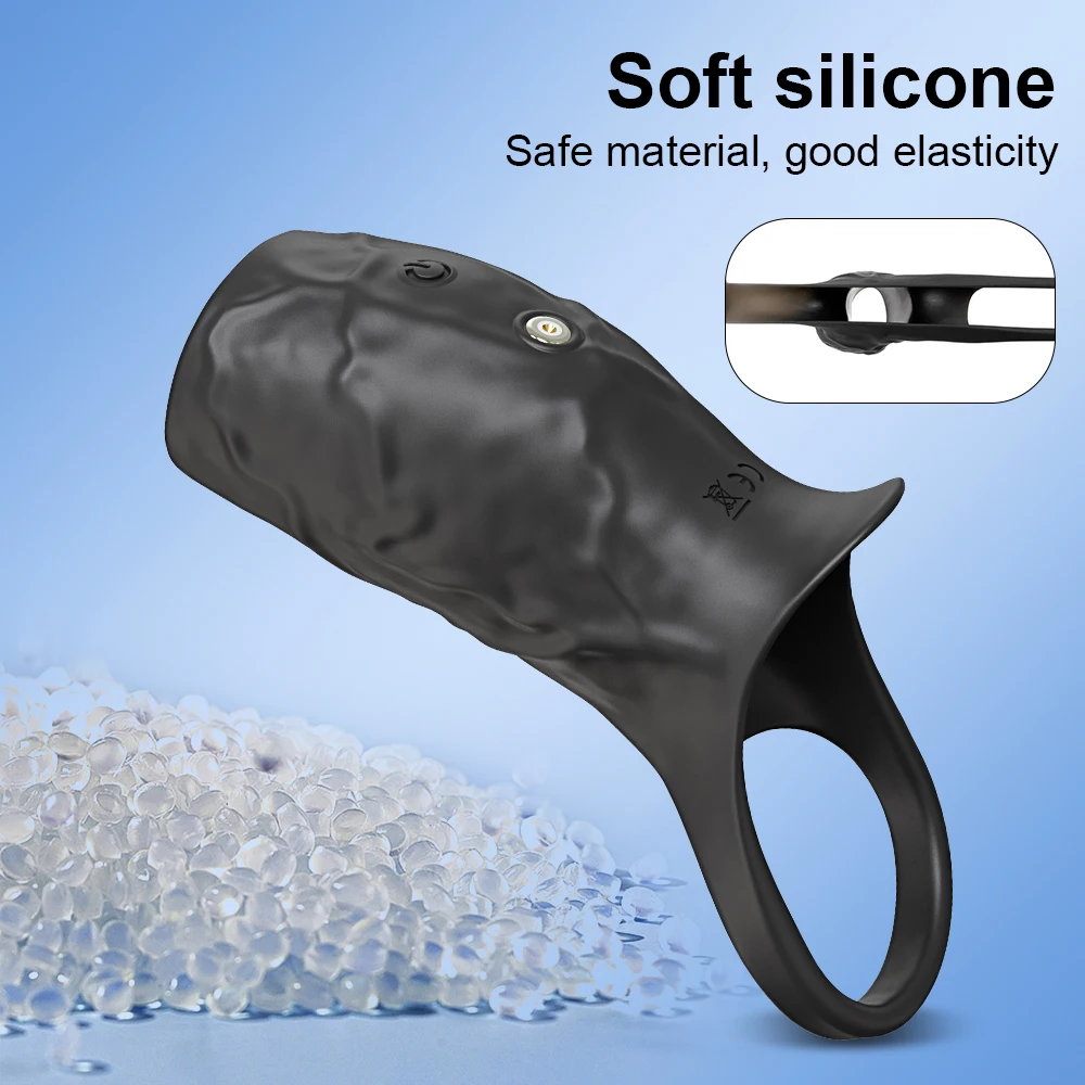 تهتز القضيب كم خاتم الديك القضيب موسع ل G بقعة البظر هزاز تحفيز الكبار لعبة الجنس للرجال تأخير القذف