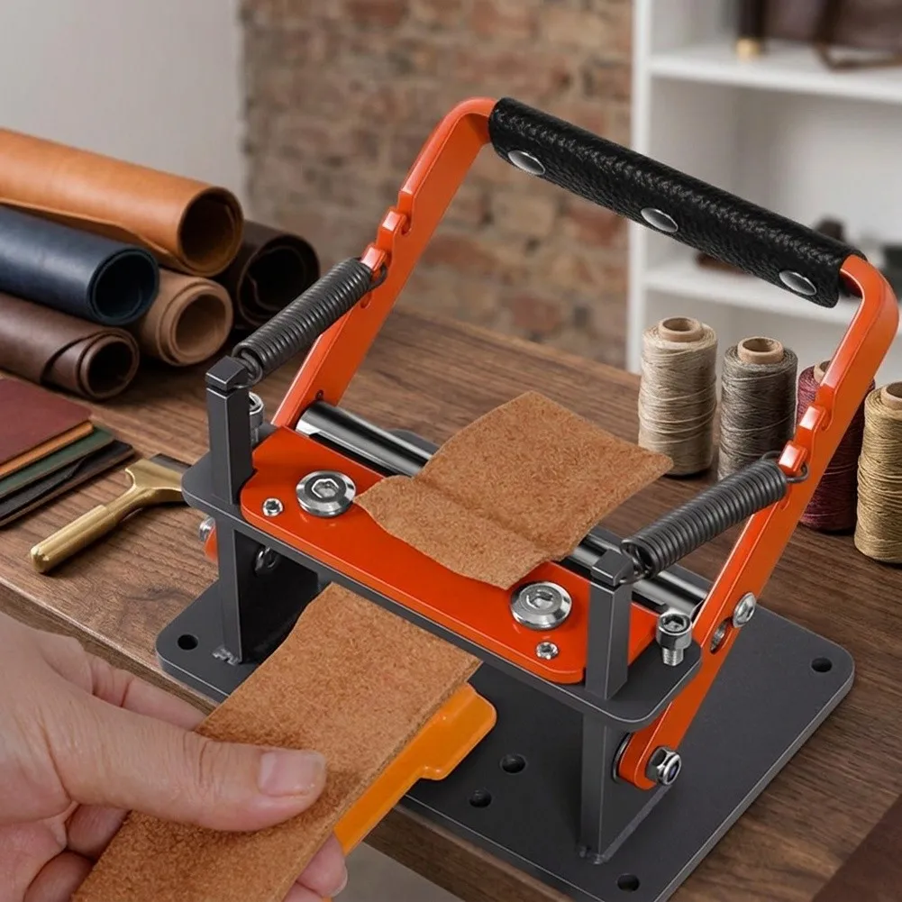 Leather Thinning Machine for Leather Conservation Work Requiring Invasive Thickness Adjustment and Minimal Fiber Disturbance