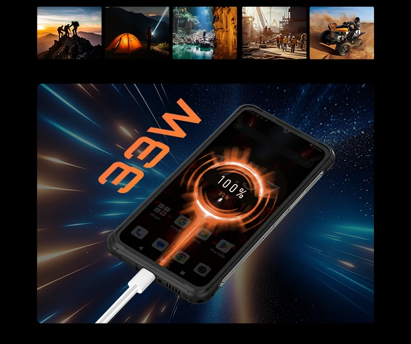 Rugged Smartphone Android 16, Cubot KingKong ACE 5, 20GB RAM(8+12GB), 256GB ROM, 10200mAh Battery, 6.745" 120Hz Screen, 48MP,NFC