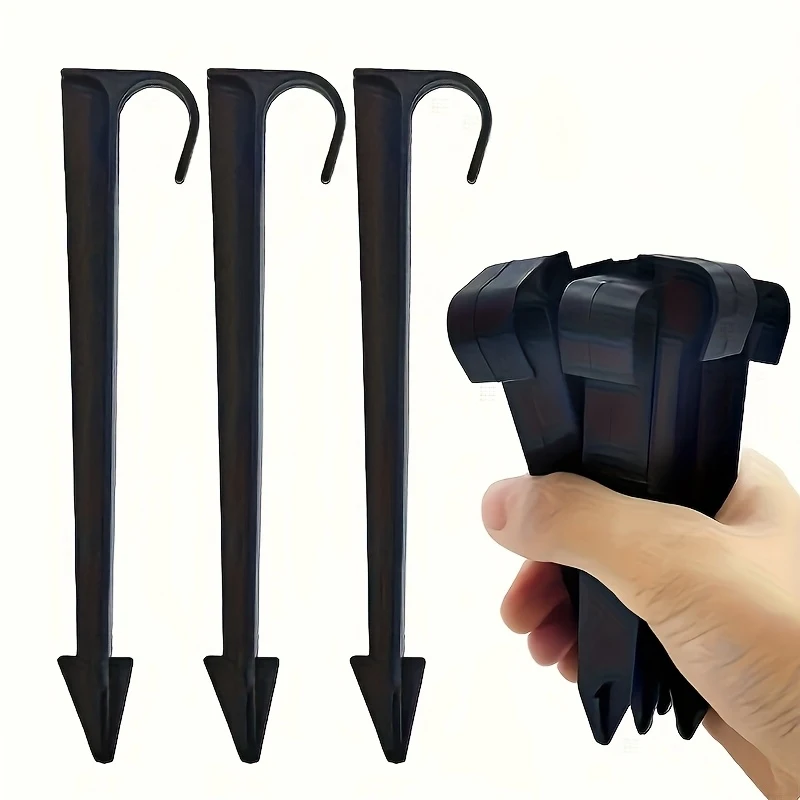 50 Durable and Convenient Water Pipe Ground Anchors, Suitable for Drip Irrigation Pipe Supports, Garden Hose Clamp, Support Rod