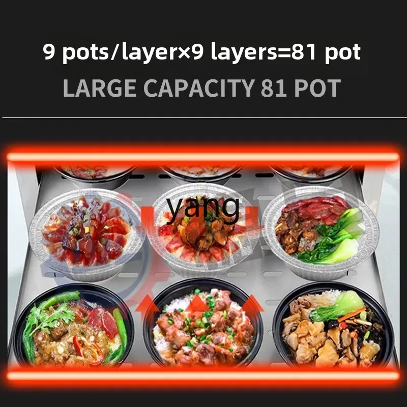 CXcommercial special insulation cabinet canteen fast food large capacity automatic constant temperature hot food cabinet view 3