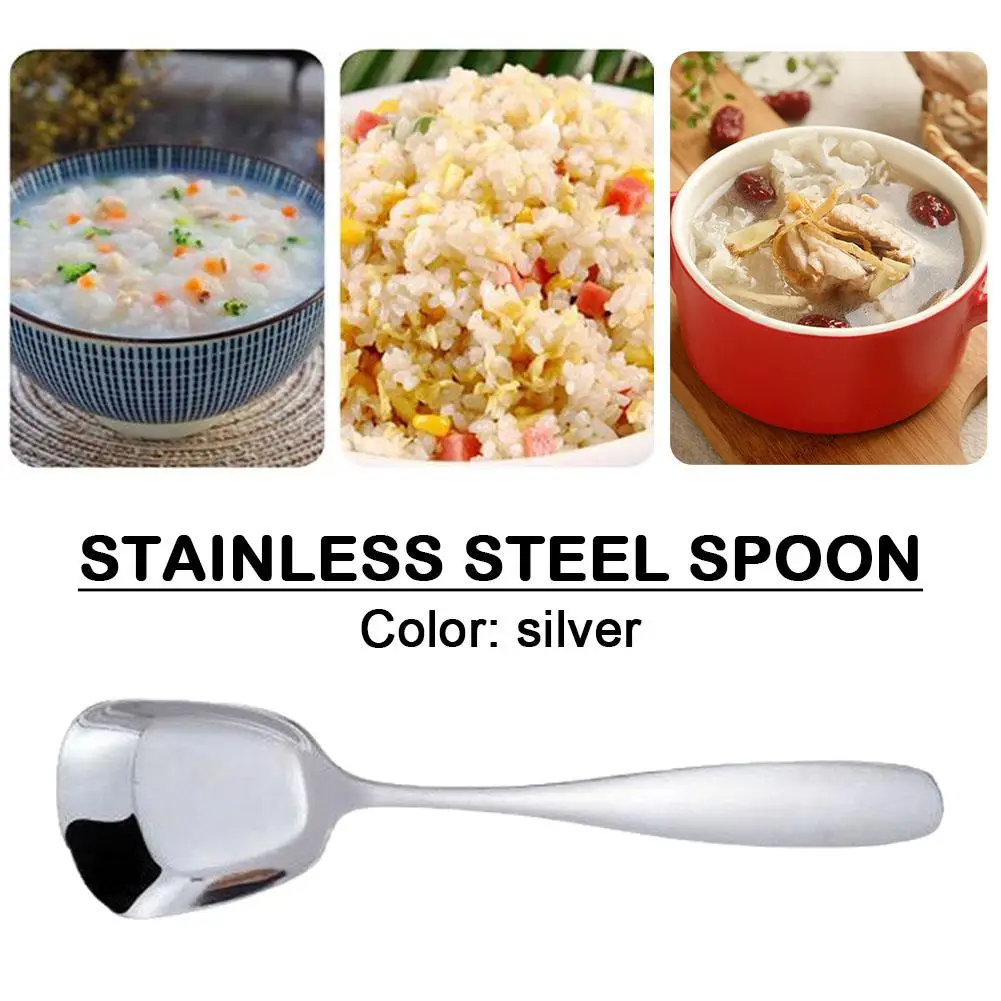 Stainless Steel Silver Poon Watermelon ice Cream Western food Spoon Utensils Spoon Kitchen Cooking Simplicity Tableware Z3H2