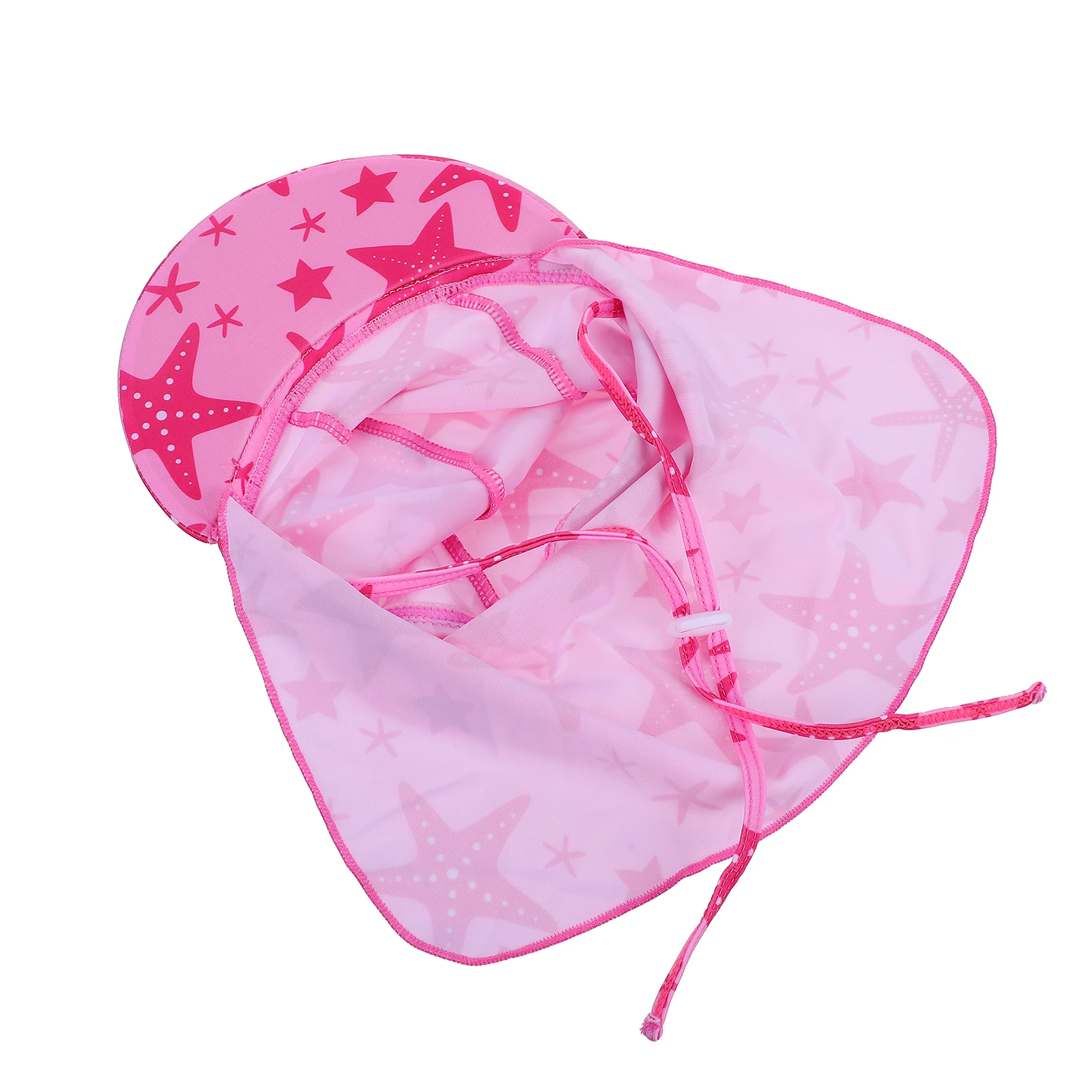 

Sun Protection Hat Kids Boys Girls Outdoor Beach Swim Neck Cover Long Flap Ear Hats Children Polyester Sunburn Prevention