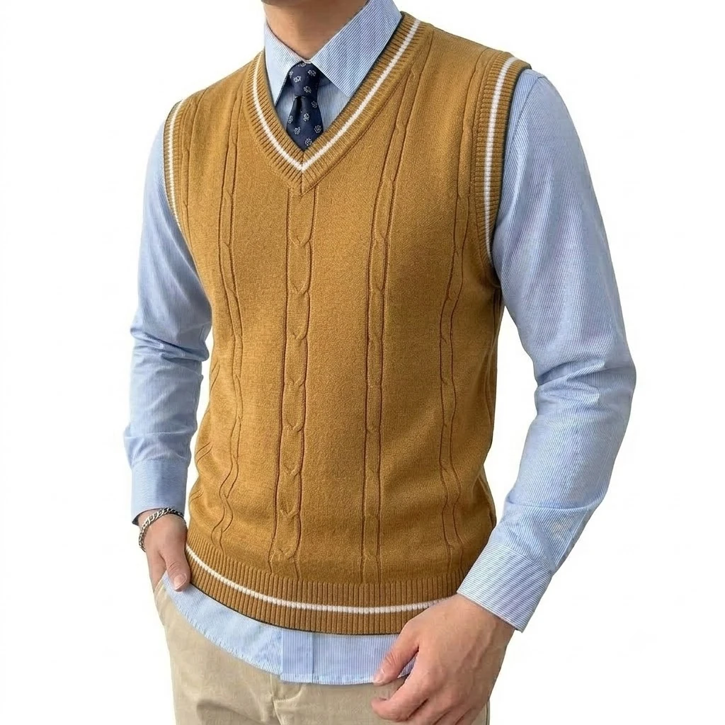 Thumbnail 3 - #26 Best Mens Knit Sweater Vests to Buy In 2026