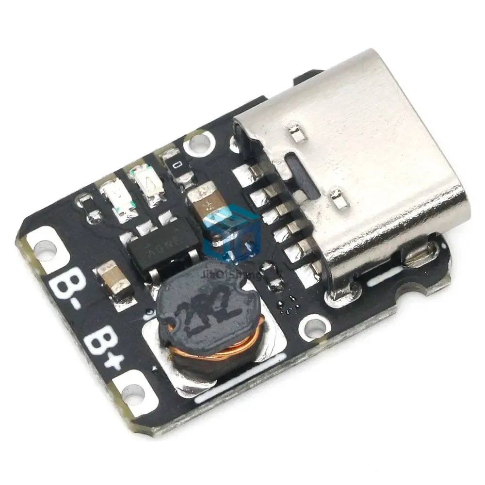 Mini lithium battery charging module with 5V output boost 18650 type-C with protection