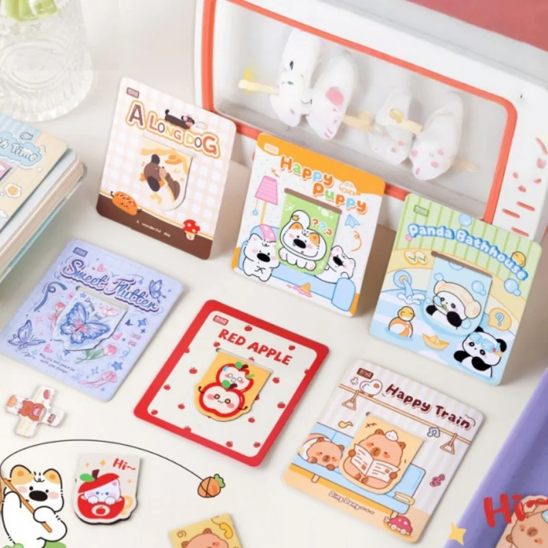72pcs-lot-kawaii-panda-capybara-animal-magnetic-bookmark-cute-book-mark-for-books-school-office-supplies-stationery-gift
