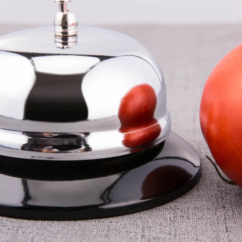 Stainless steel food bar bell kitchen call dinner bell call summons bar hotel serving ring