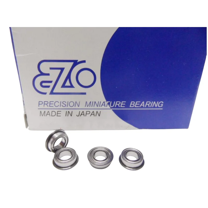 10pcs/50pcs Japan EZO high speed flange bearing MF74ZZ 4*7*2.5mm LF-740ZZ precision miniature bearings MF74 4x7x2.5 mm