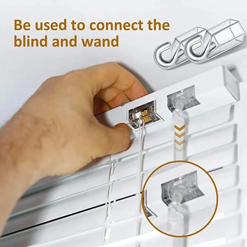 Venetian Blind Tilt Hooks Curtain Hooks Compact Shutter Hook Curtain Roller Sliding Wheel Venetian Blind Connector Hook