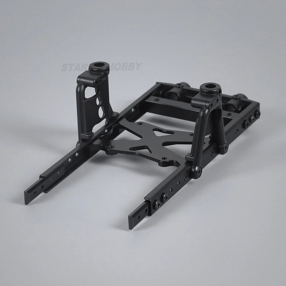 Metal 6x6 Chassis Frame Rails Extended Kit for 1/10 RC Crawler Axial SCX10 II 90046 90027 RGT 86100 Upgrade Parts