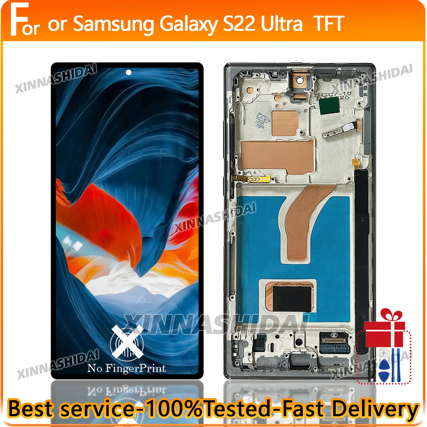 high-quality-tft-display-for-samsung-galaxy-s22-ultra-lcd-display-touch-screen-digitizer-assembly-for-samsung-s22-ultra-display