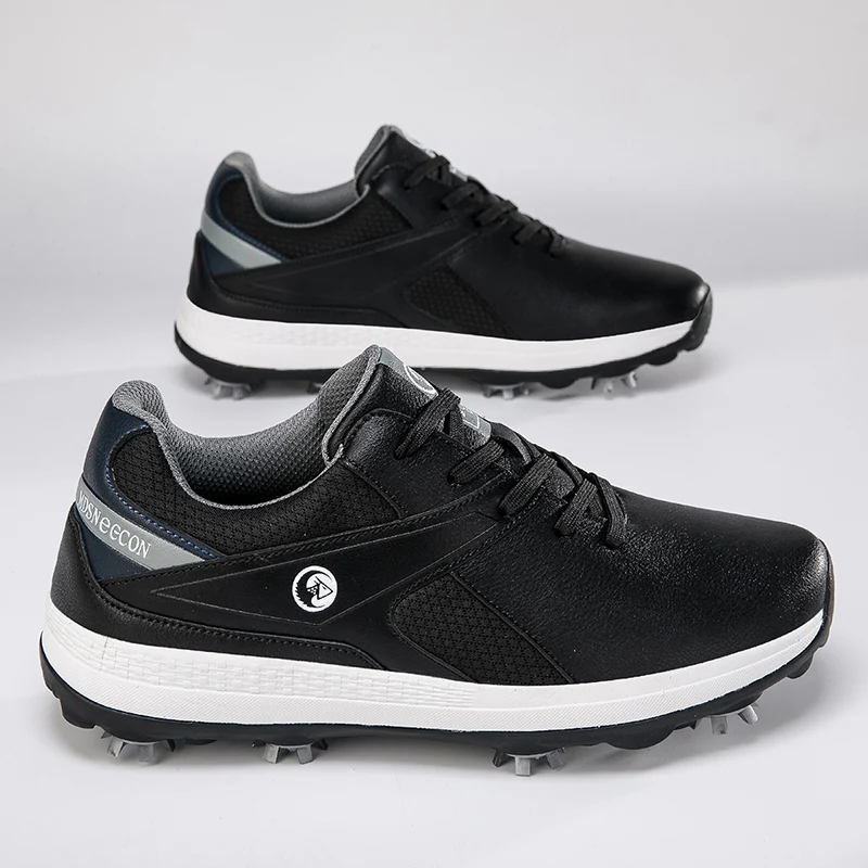 ·Nuove scarpe da golf da uomo Sneaker antiscivolo Calzature comode da passeggio per GoIfer Scarpe sportive da golf maschili leggere