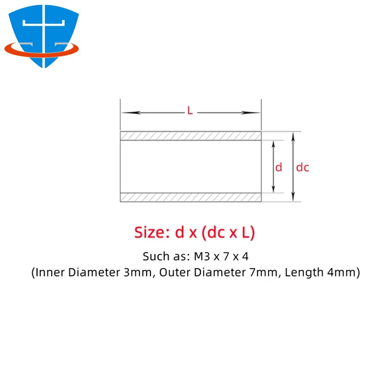 M3 M4 M5 M6 M8 ABS Nylon Insulation Column Pad Straight Support Column Nylon Sleeve ABS Cylindrical Round Hole Pillar PCB Spacer