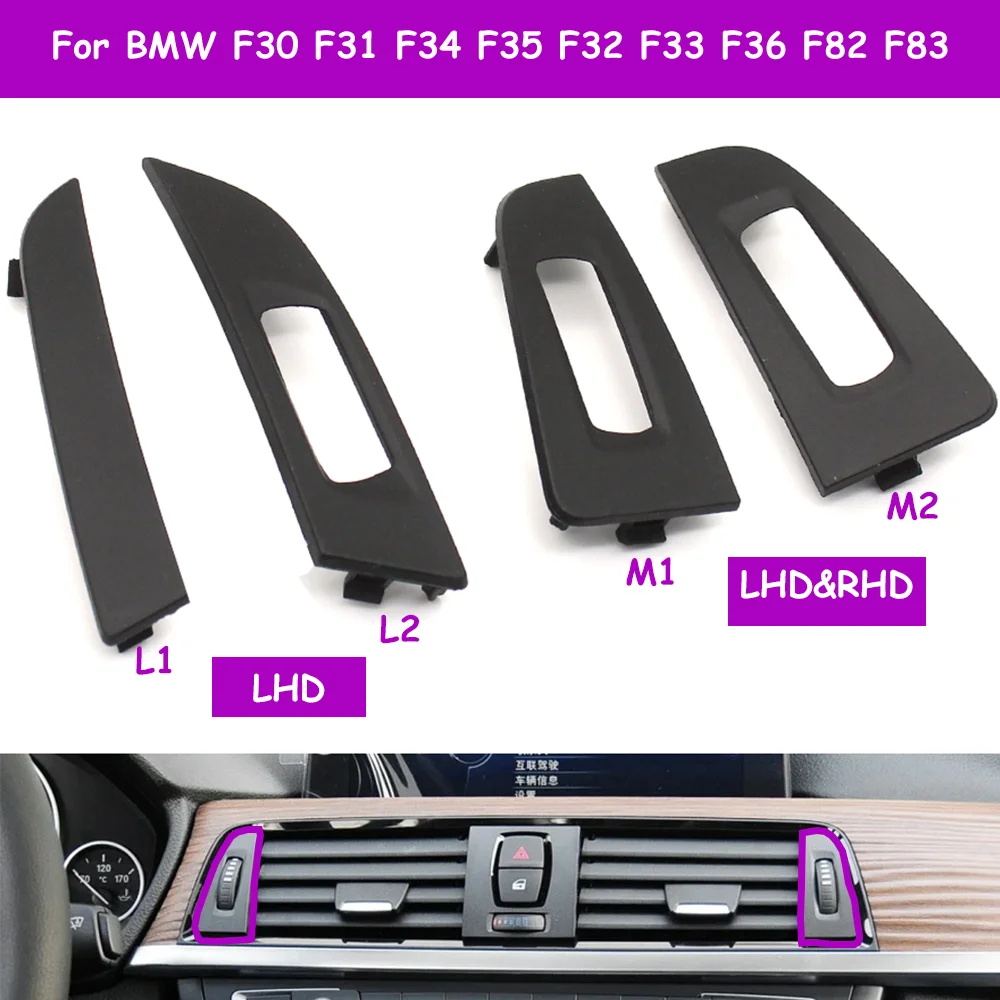 

F30 F31 F34 F35 F32 Car Front Left Miidle Air Vent Grille Outlet Panel Trim Cover For BMW 3 4 Serie F33 F36 F82 F83 2011-2020