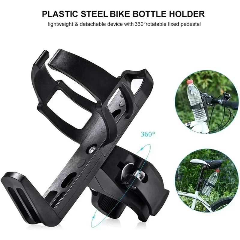 Cages Bicycle Accessories Bicycle Water Bottle Cage Mountain Bike Accessories Rotating Water Cup Holder Cycling Sports