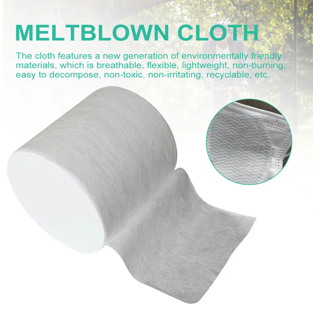 BFE99 Disposable Non-woven Fabric Filter Mouth Face Cover Cloth Meltblown Filter Cloth 100M