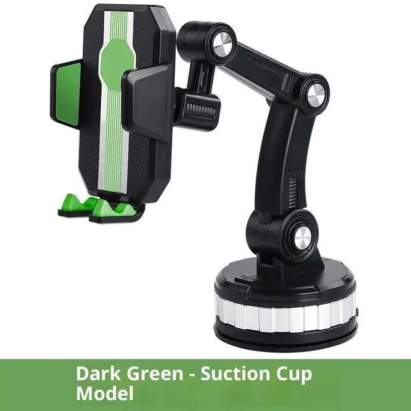 "360° Rotatable Car Phone Holder for Hands-Free Driving; Perfect Fit for iPhone, Samsung, Xiaomi Models"