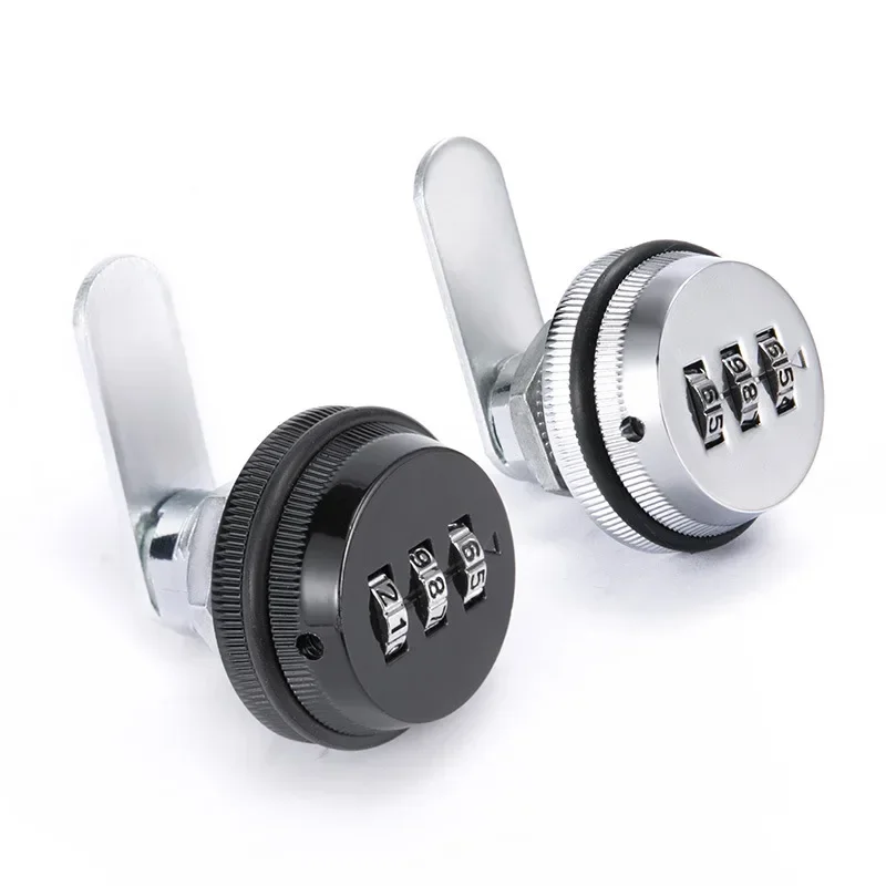 3 Digital Code Zinc Alloy Combination Lock Cabinet Mailbox Password Locker Cupboard Drawer Suitable for 15-20mm plate thickness image 6