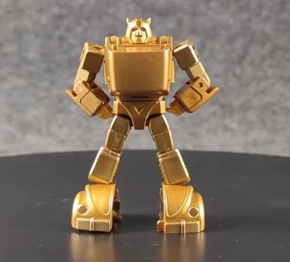 ألعاب التحول السحرية المربعة Ms-B21g شخصية الحركة الذهبية الصغيرة لضابط الذكاء #2