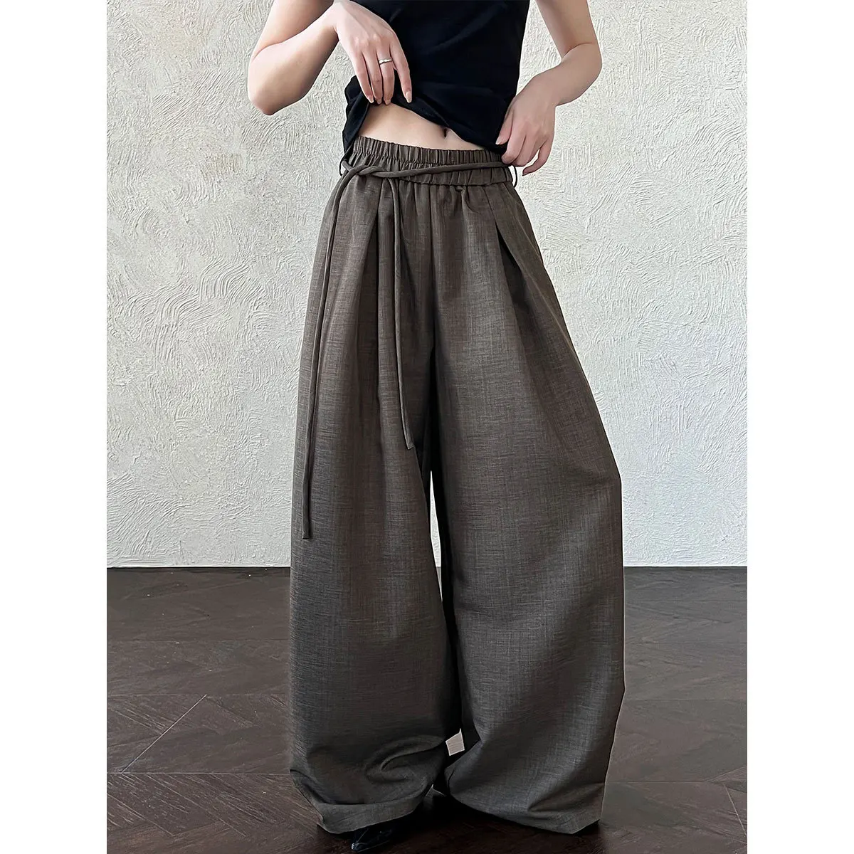 

Relaxed Feel Wide-leg Suit Pants for Women, New Autumn Collection 2025, Stylish Straight Leg Wide-leg Long Pants.