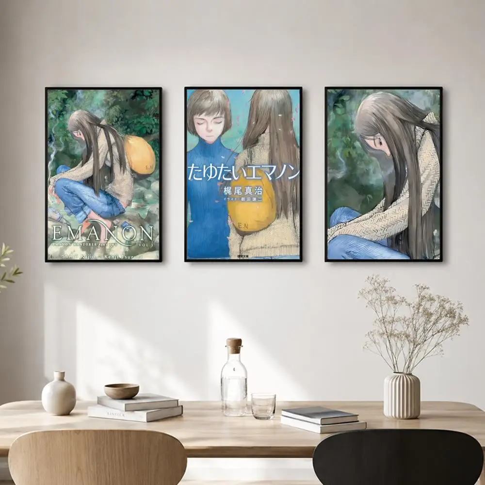 Manga Memories Of Emanon Poster Self-adhesive Art Waterproof Paper Sticker Coffee House Bar Room Wall Decor