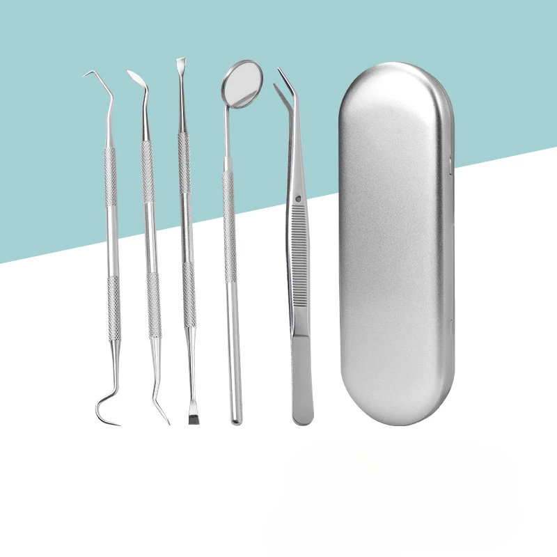 Teeth Tools Kits Stainless Steel Clean Scraper Tooth Cleaner Tool Products Oral Care Sets